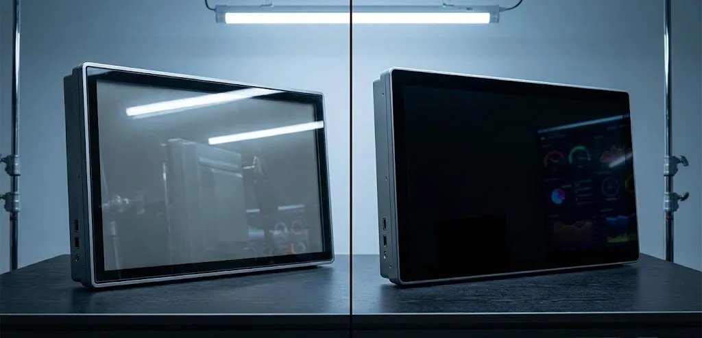 Vergleich Air Bonding vs Optical Bonding