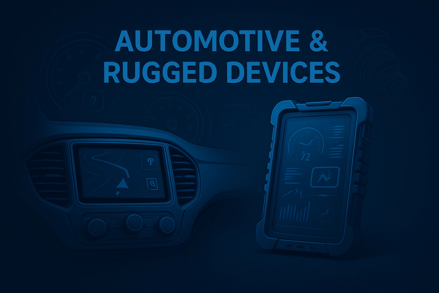 Automotive Cockpit und Rugged Tablet