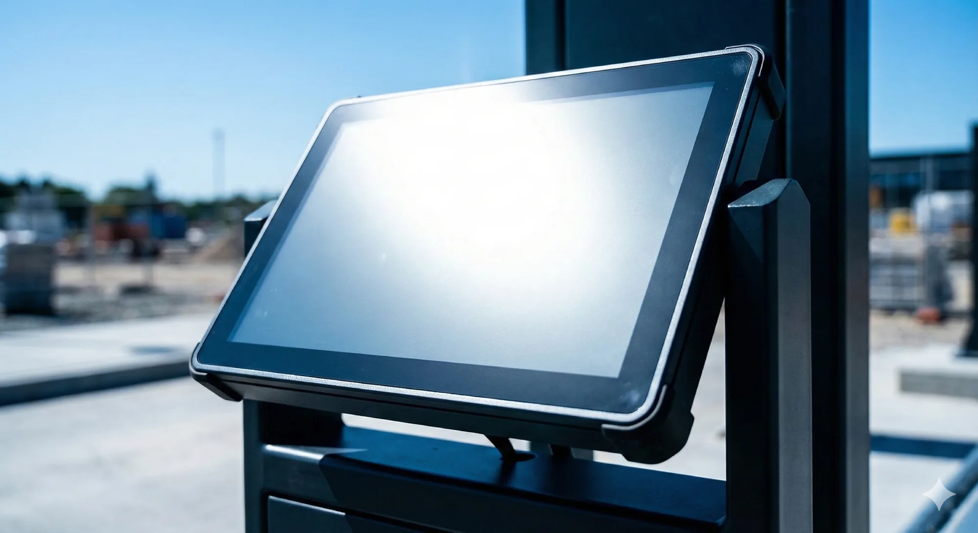 Display in der Sonne